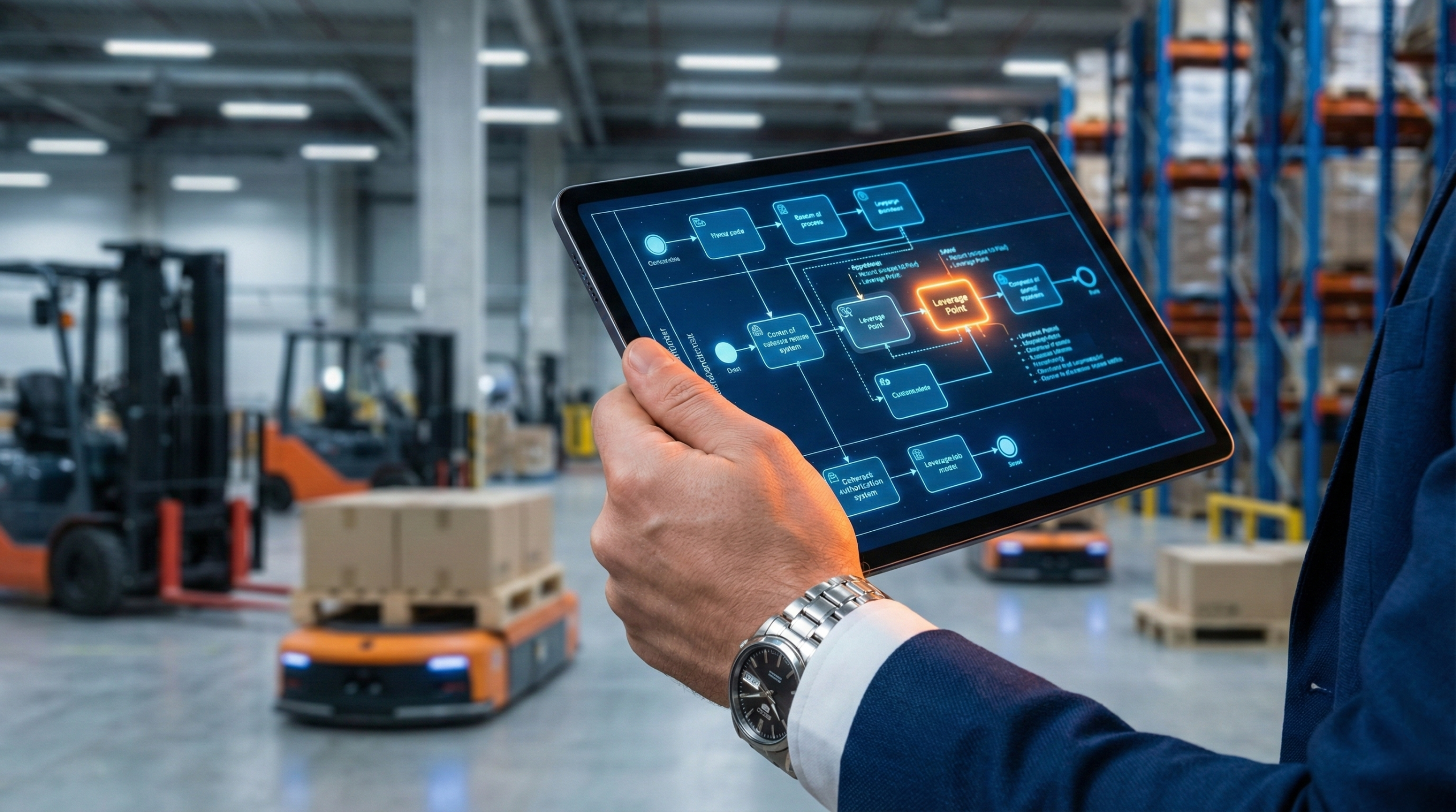System-Diagnose der Wertschöpfungskette: Identifikation von Schwachstellen (Medienbrüche) und Prozessdaten-Analyse via Tablet